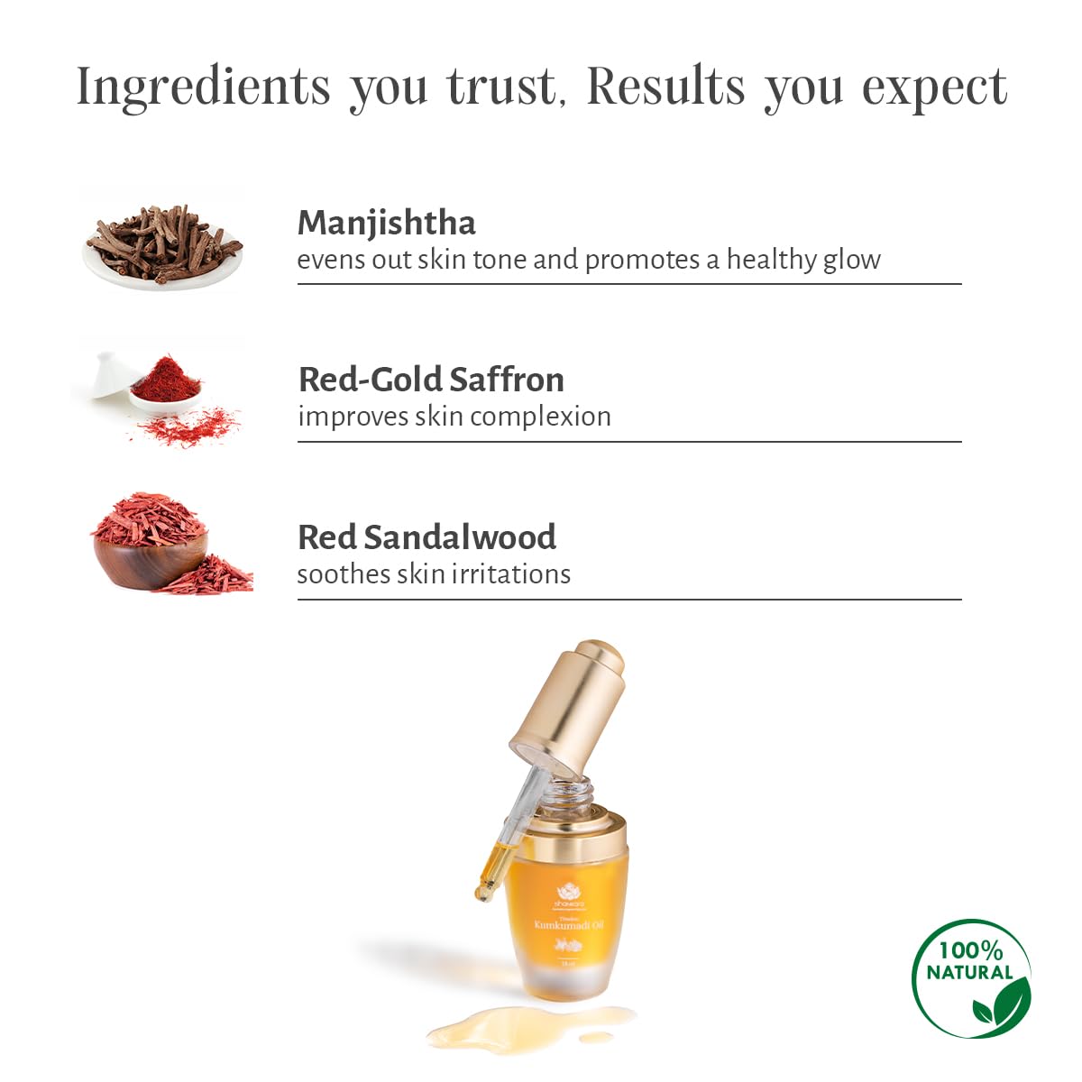 Shankara Ayurvedic Kumkumadi Oil (Tailam)