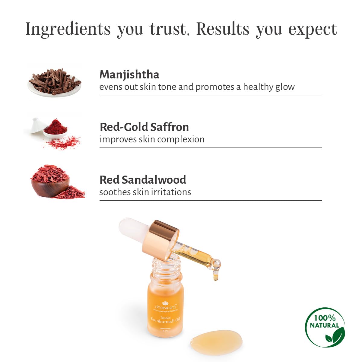 Shankara Ayurvedic Kumkumadi Oil (Tailam)