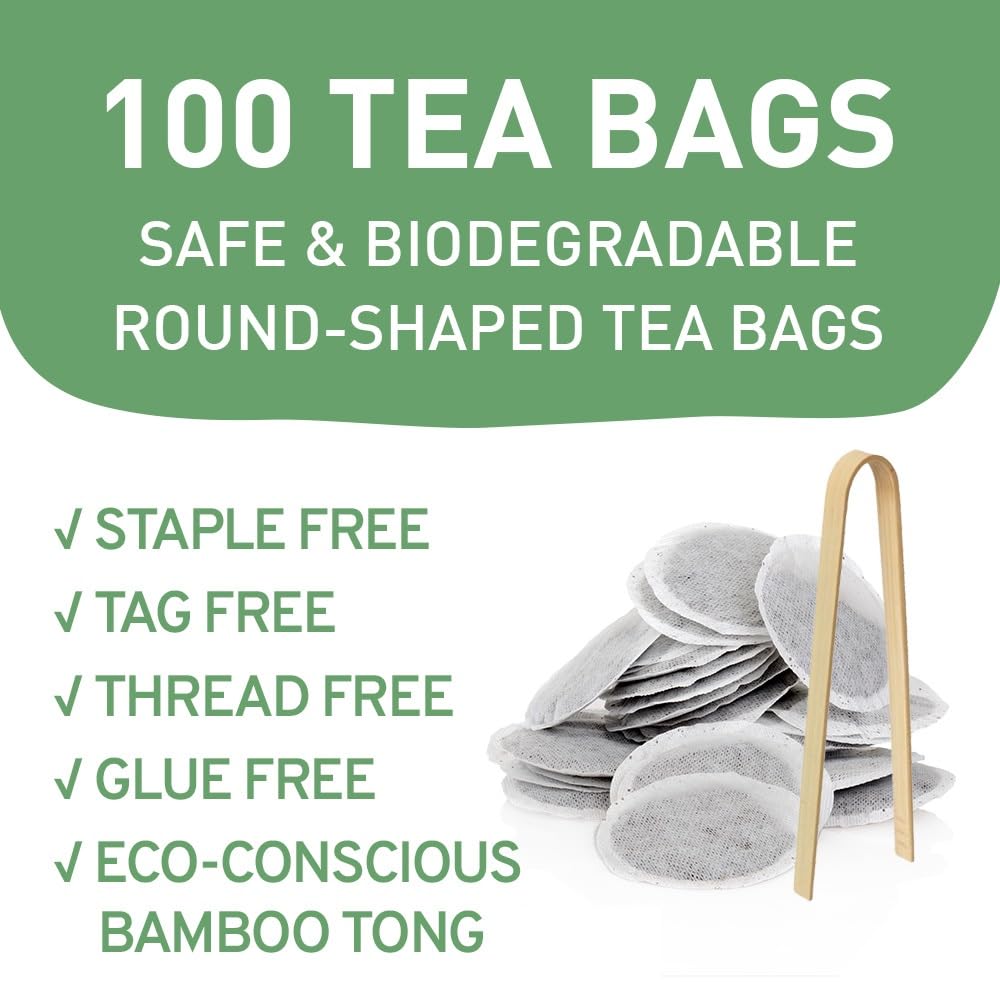 HANDPICK Honey Lemon Green Tea Bags (100 Count) All Natural Flavor | Sweet Honey & Tangy Lemon | Round & Eco-Friendly Tea Bags | Packed In Resealable Bag | Brew As Hot Or Iced Tea, 230 Gram