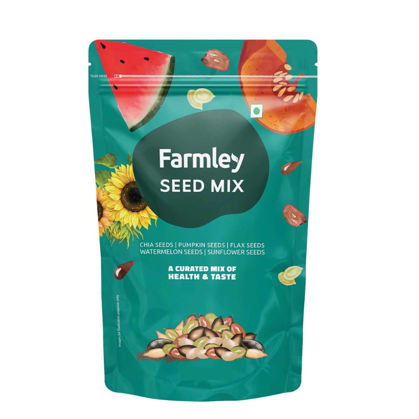 Farmley Panchmeva Healthy Dry Fruits Mix 405 g, Fit for Fasting I Healthy Snacks Mixed Nuts with Dry Fruits | Almonds | Cashews | Dates | Black raisin | Green raisin, Reusable Jar